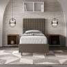 Eenpersoonskinderbed met opbergruimte 80x190 modern kunstleder Sunny S Voorraad