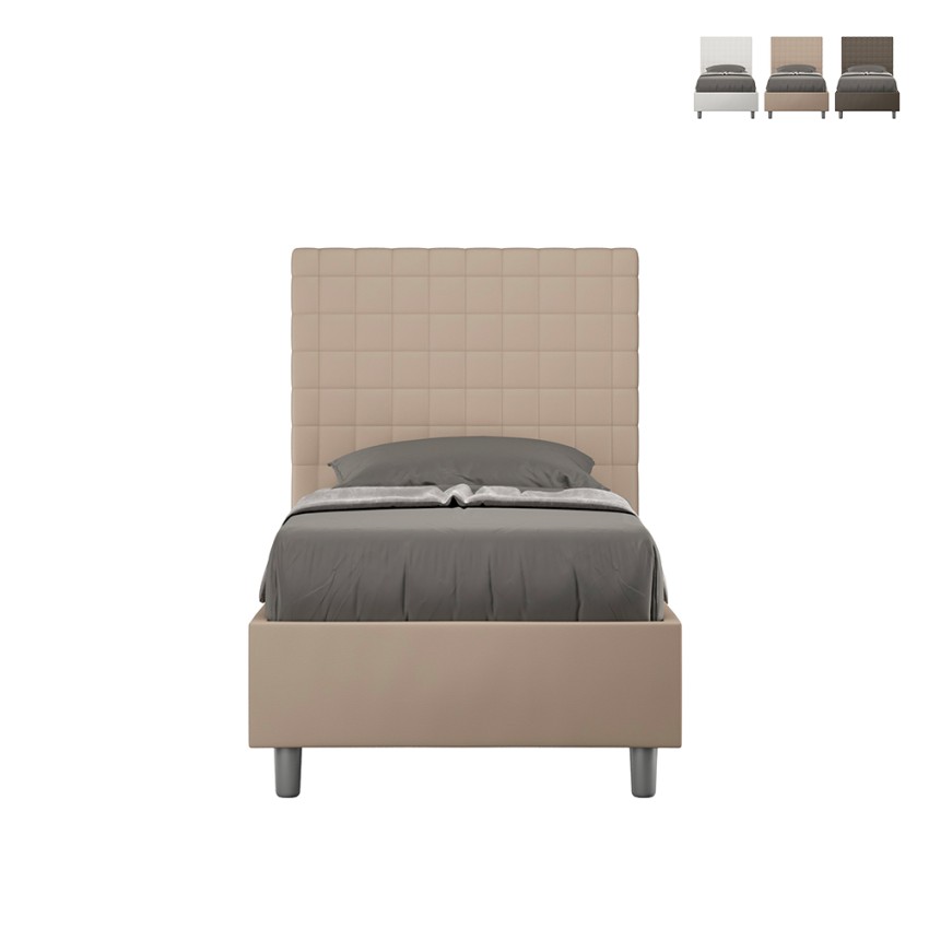Eenpersoonsbed met opbergruimte 100x200 lattenbodem slaapkamer Sunny S2 Afmetingen Eenpersoonsbed met opbergruimte 100x200 lattenbodem slaapkamer Sunny S2 Afmetingen
