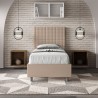 Eenpersoonsbed met opbergruimte 100x200 lattenbodem slaapkamer Sunny S2 Prijs