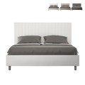 Tweepersoonsbed 170x200 met opbergruimte, modern kunstleer, Sunny M3 Aanbieding